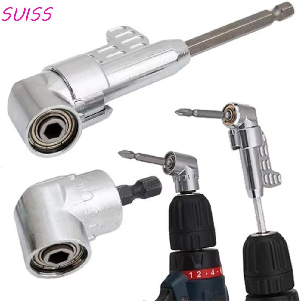 SUISS Drill Adapter Attachment, Adjustable 105/90 Degree Chuck Adapter ...