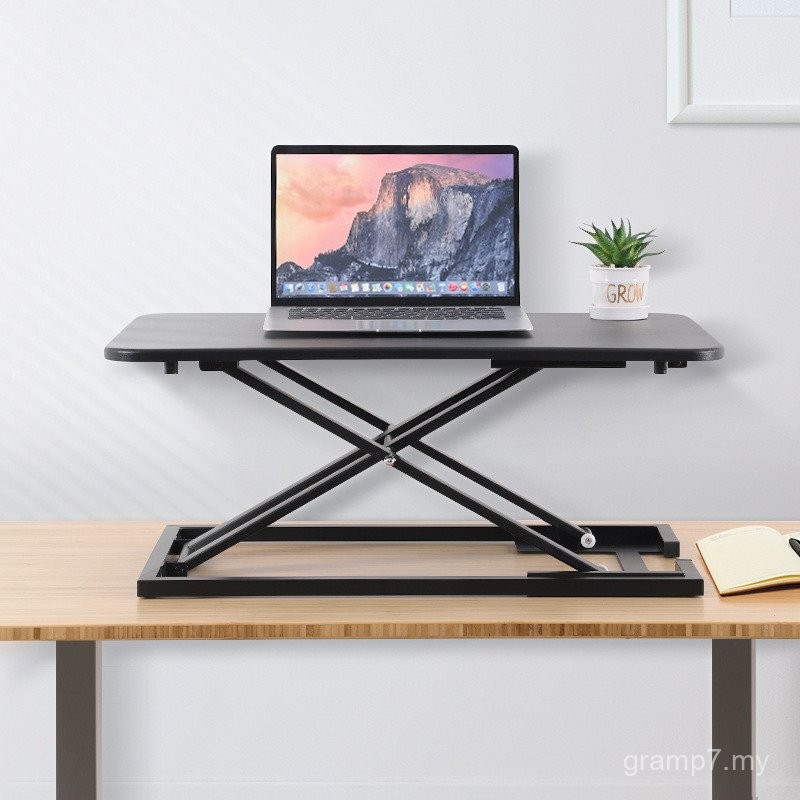 Standing Lifting Desk Desktop Computer Heightening Stand Foldable ...