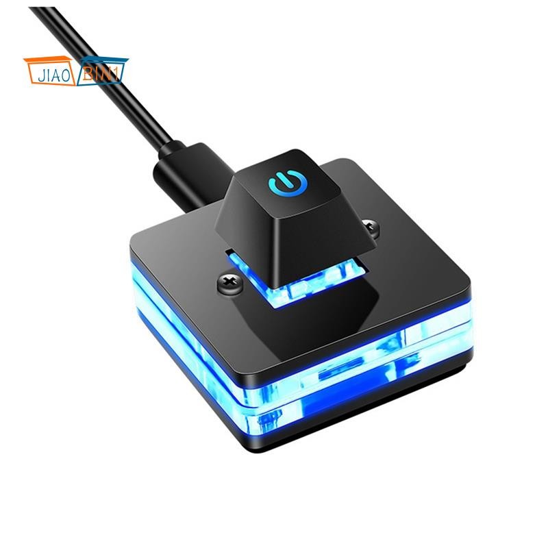 Computer Desktop Switch Blue LED Computer Motherboard External Start ...