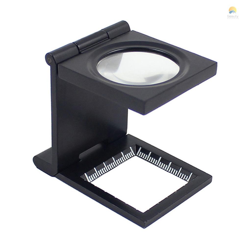 Magnifying glasses 10X 28mm Mini Zinc Alloy Folding Magnifier with ...