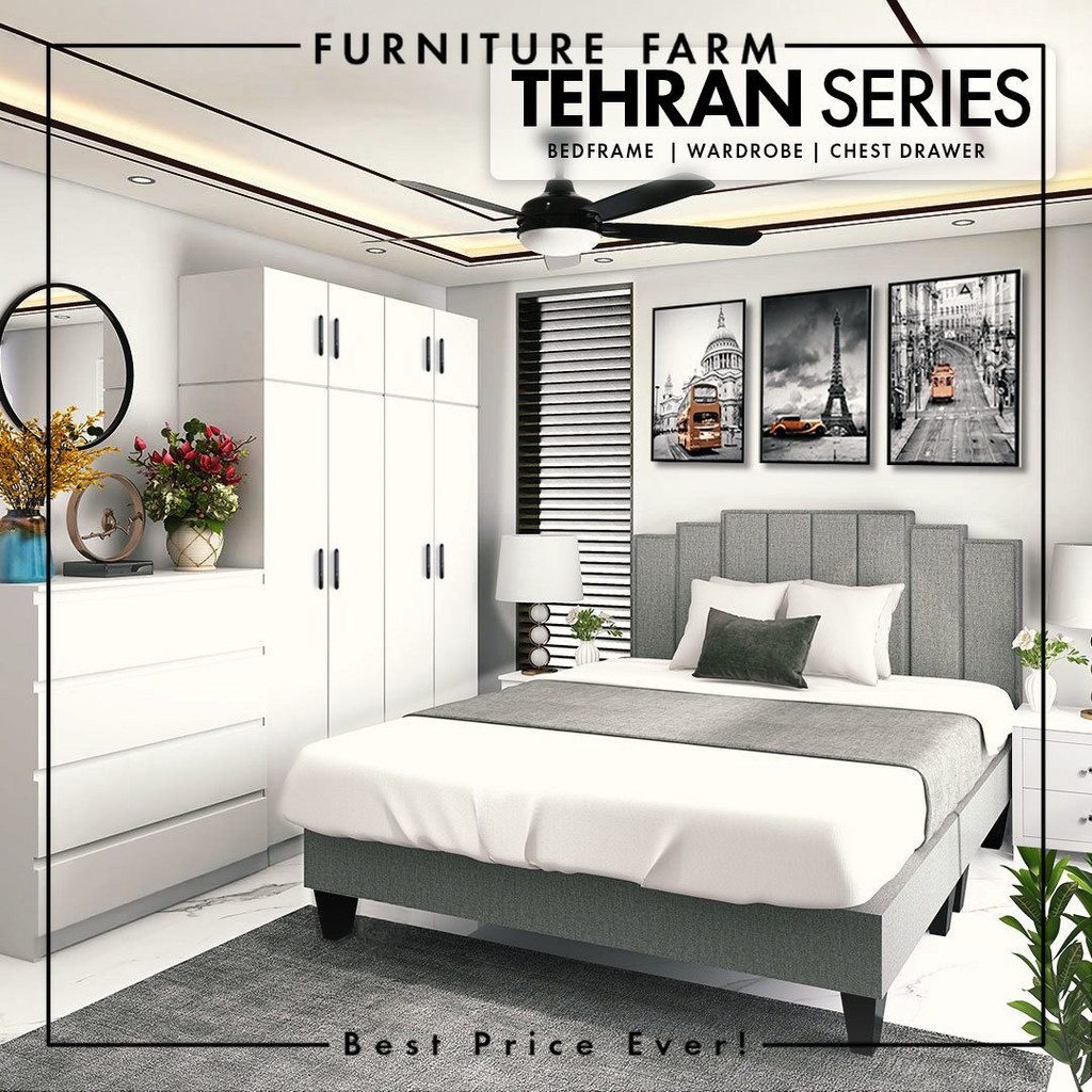 F&F : TEHRAN SET Luxury Swiss-Foundation Divan Queen Bed Frame Katil ...