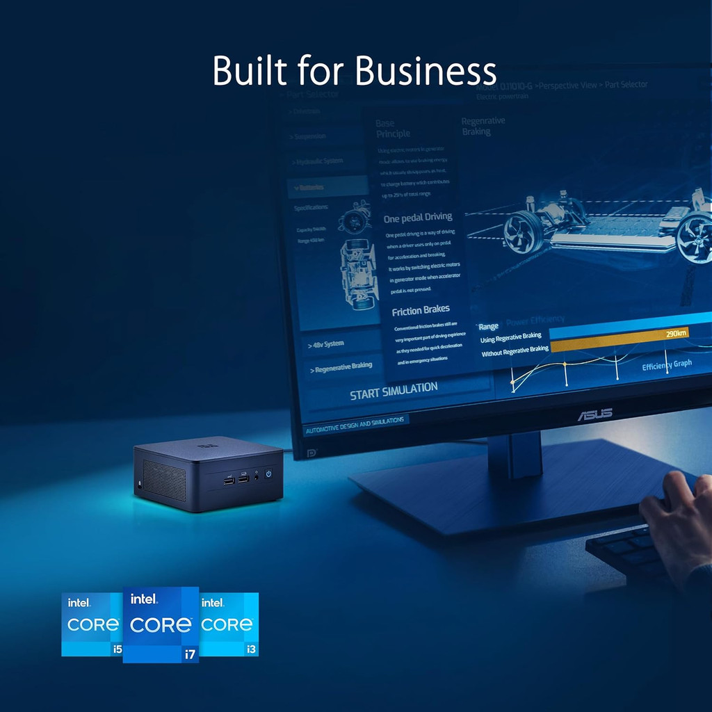 Asus NUC RNUC13ANKI500000I Intel i5-1340P Integrated Graphics Wi