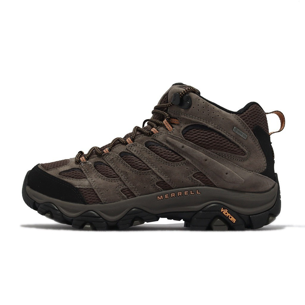 Merrell Hiking Shoes Moab 3 Mid GTX Wide Last Brown Men's Waterproof ...