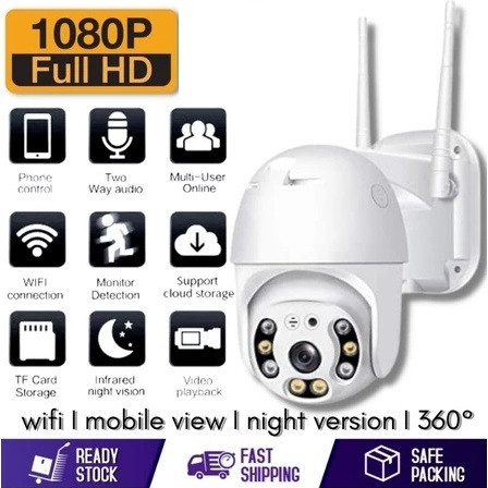 1080P CCTV Security Cameras IP Camera Wifi Outdoor Dome Wireless Wifi ...