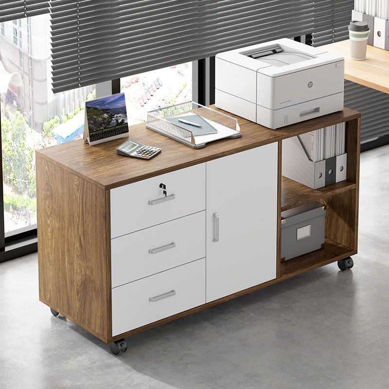 File Cabinet Office Small Cabinet Modern Chest of Drawer Mobile Storage ...