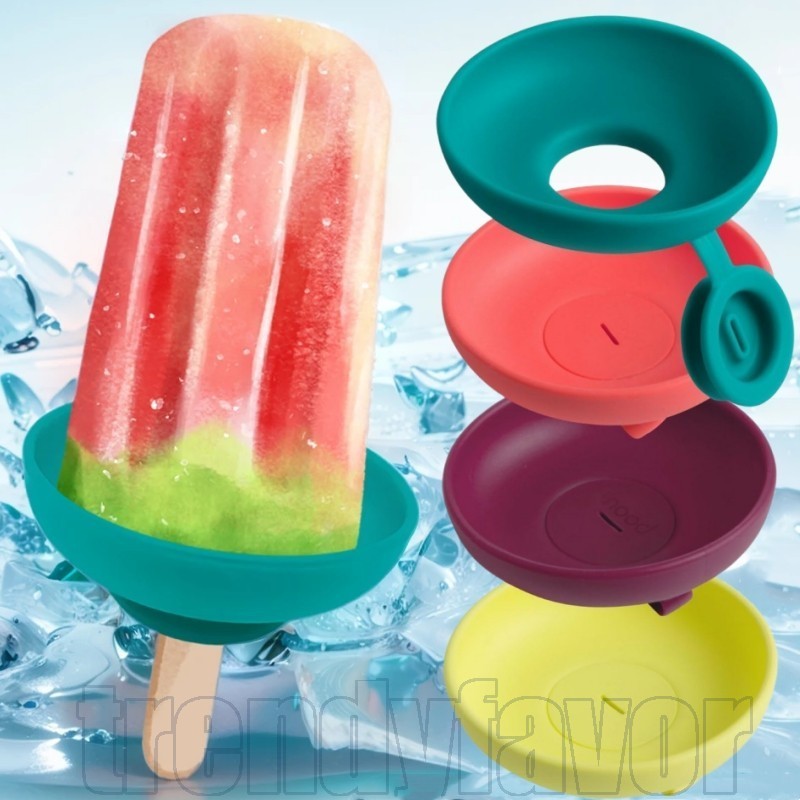 Silicone Drip-Proof Popsicle Rack - Food-grade Ice Pop Holder ...