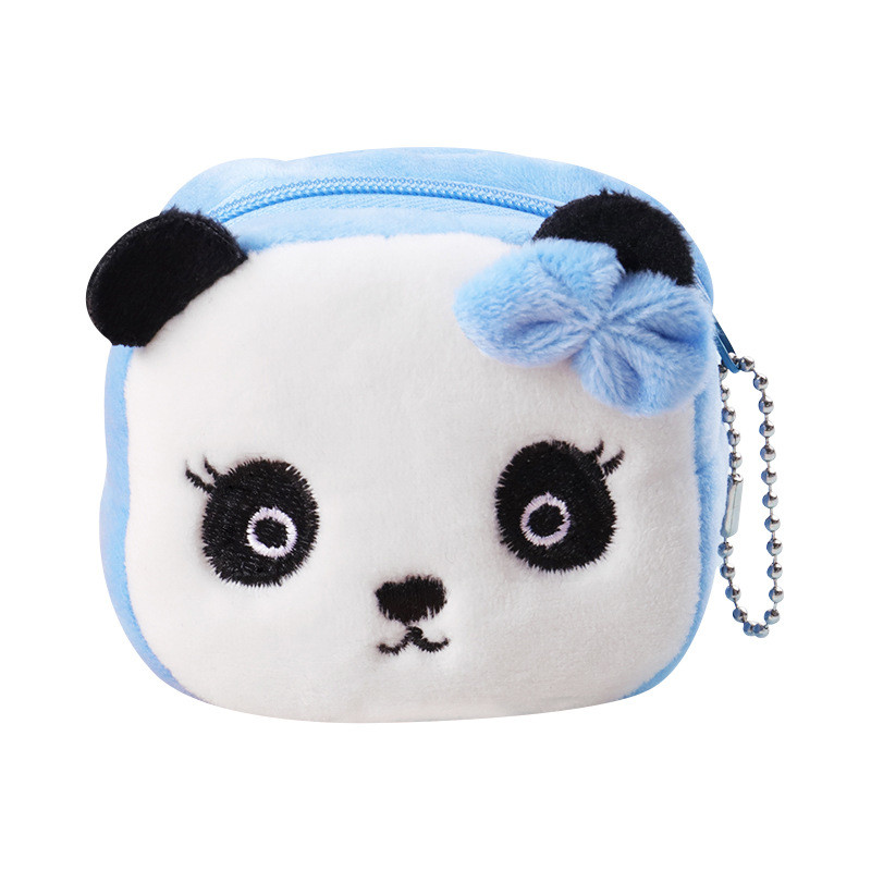 Cartoon cute zipper plush stereo coin purse | Shopee Malaysia