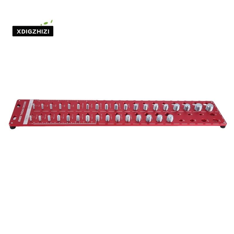 34 Nut and Bolt Thread Checker, 15 Metric & 19 Standard Nut & Bolt Size