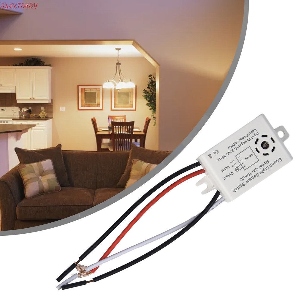 IN STOCK 220V Sound Voice Sensor Switch Indoor Automatic Voice Control
