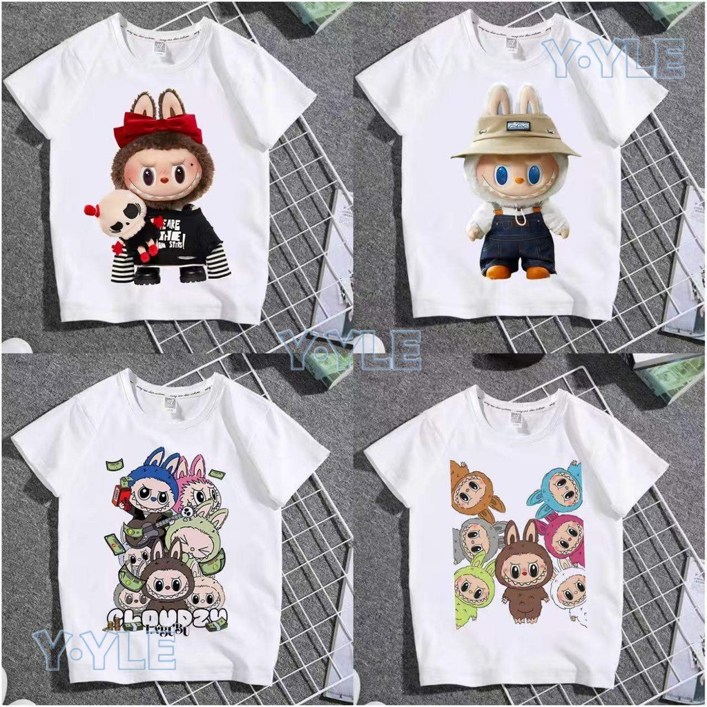 labubu clothes labubu shirt popmart shirt for kids E2 | Shopee Malaysia