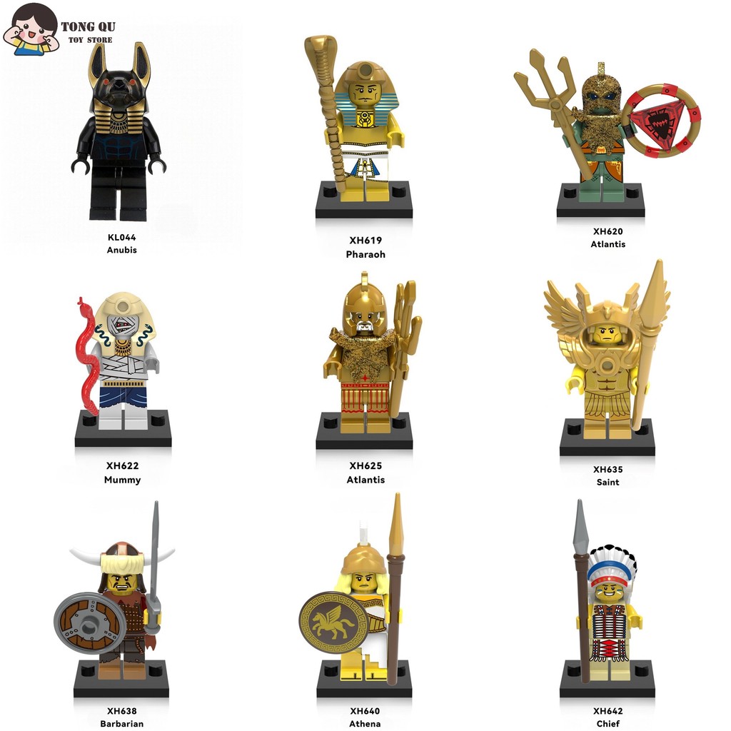 Mythical Minifigures Anubis mummy Dolls Birthday Gifts Toys | Shopee ...