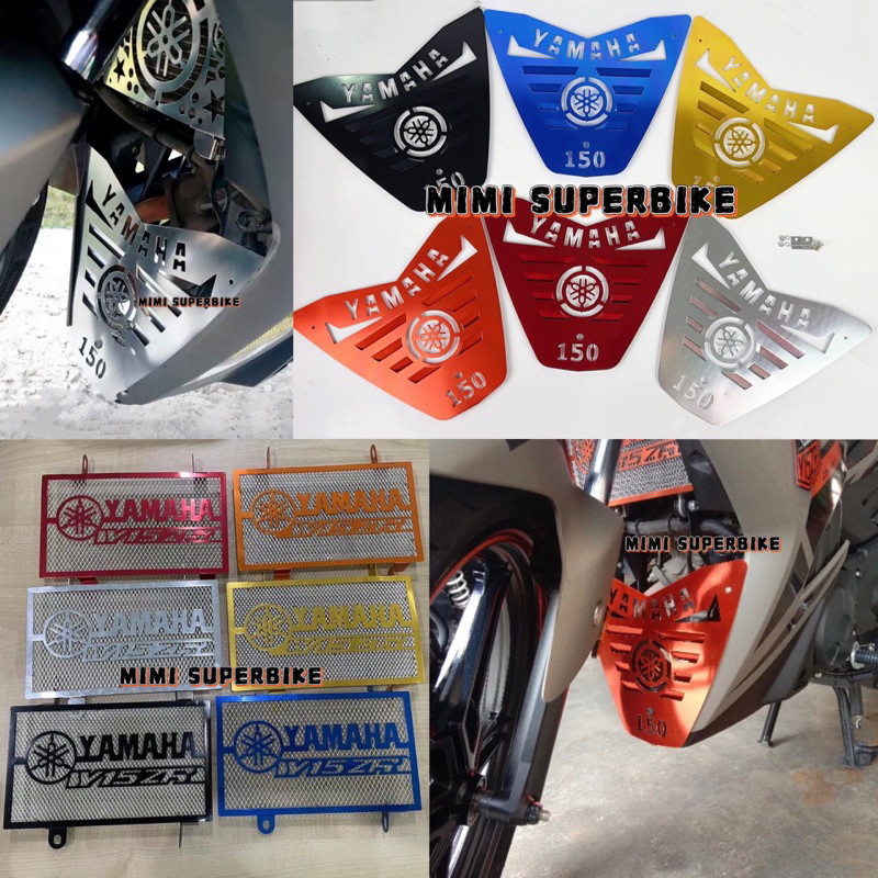 YAMAHA Y15ZR Y15 V1 V2 EXCITER ENGINE / RADIATOR COVER ALLOY COOLANT ...