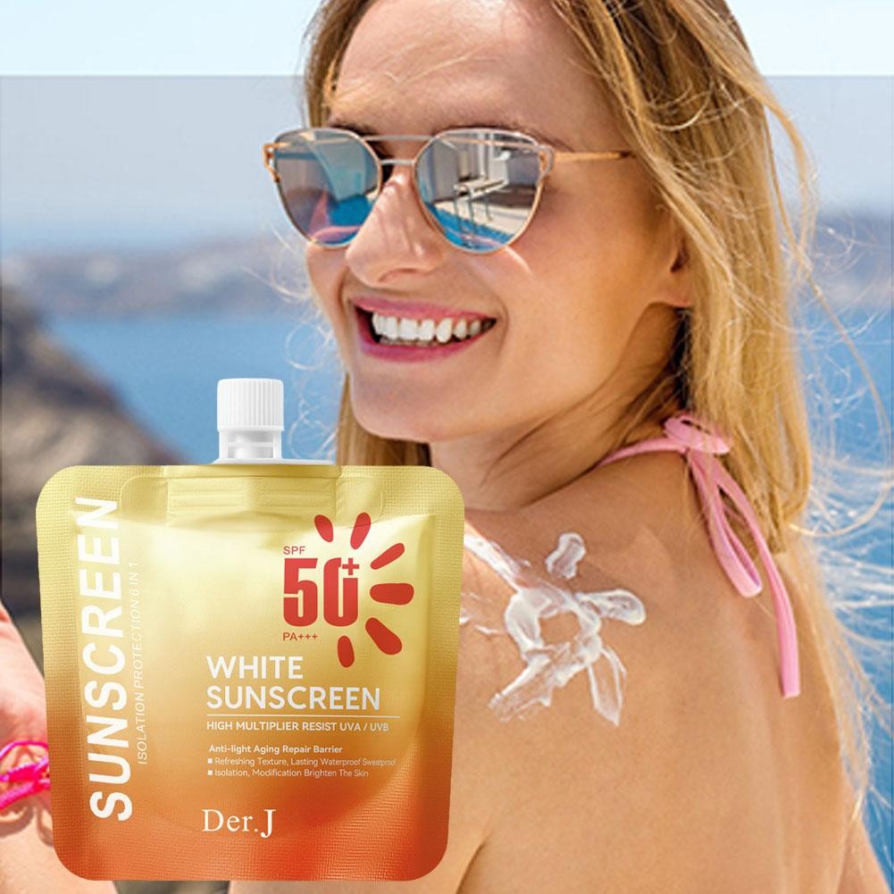 Facial Body Sunscreen Ultra Spf50+ Uv Isolation Long Sun Sunblock Last Control Anti Cream Oil