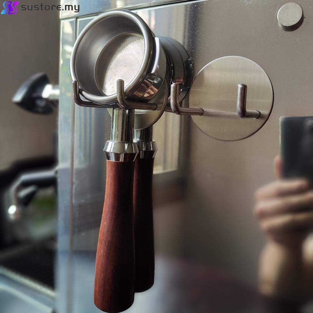 [Super]Espresso Machine Handle Wall Mount Storage Rack Stainless Steel ...