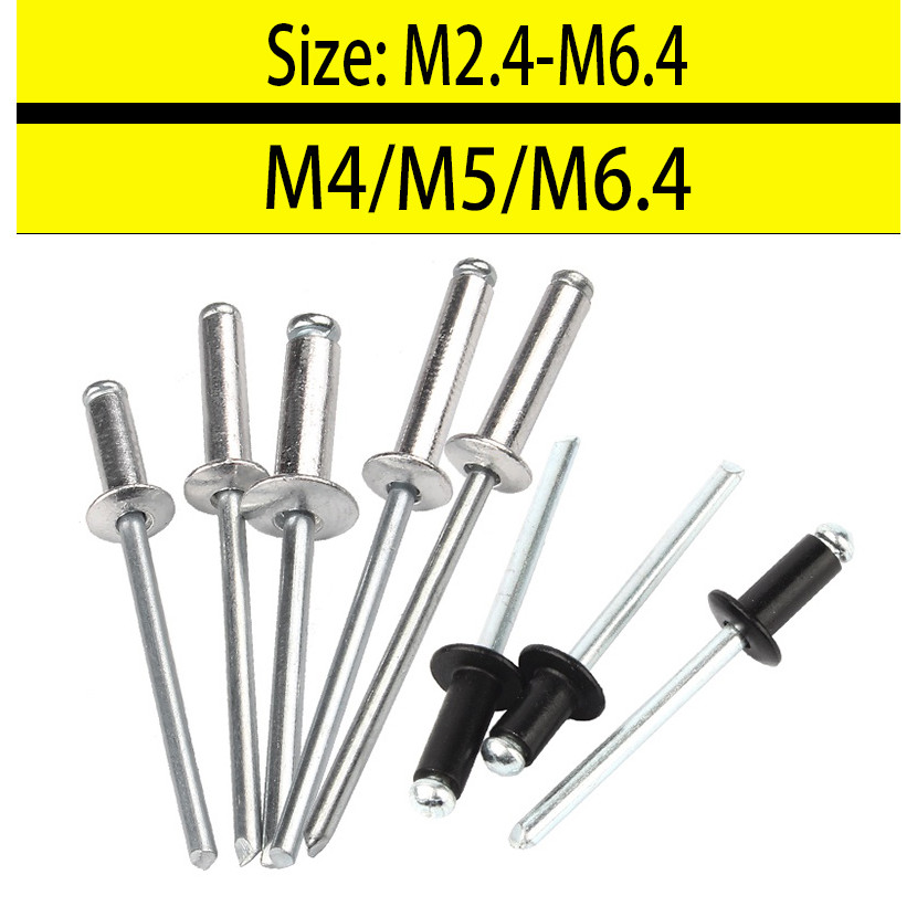 White zinc aluminum round head core pulling rivet, pull rivet, mortise ...