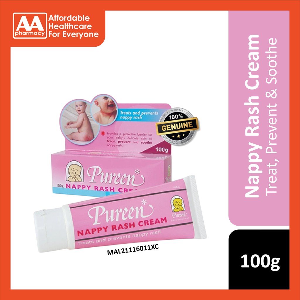 Pureen Nappy Rash Cream 100g | Shopee Malaysia