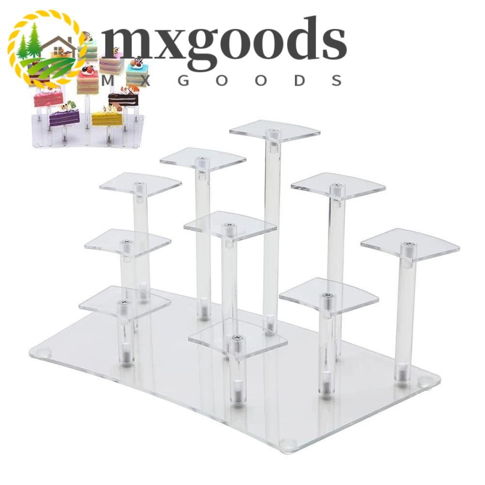 MXGOODS Storage Display Rack, Ladder Type Acrylic Toys Model Storage ...