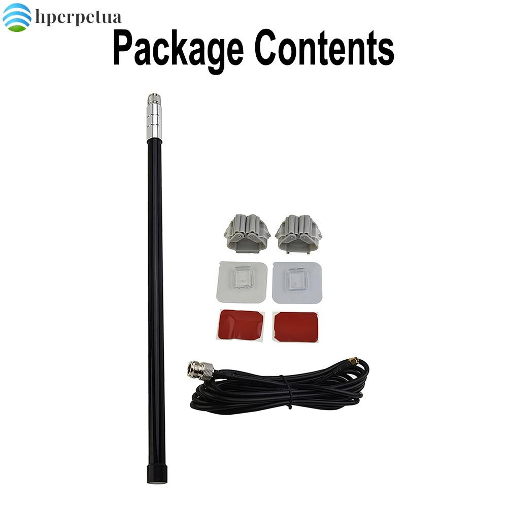 Waterproof 5.8dBi Lora 915MHz Fiberglass Antenna With 20Ft Low Loss KMR195 Cable For Helium Hotspot RAK Nebra Bobcat 300 SenseCAP M1 Hotspot HNT Miner Heltec V3 Meshtastic LORA32 915MHz LoRa Module In - Foto 11