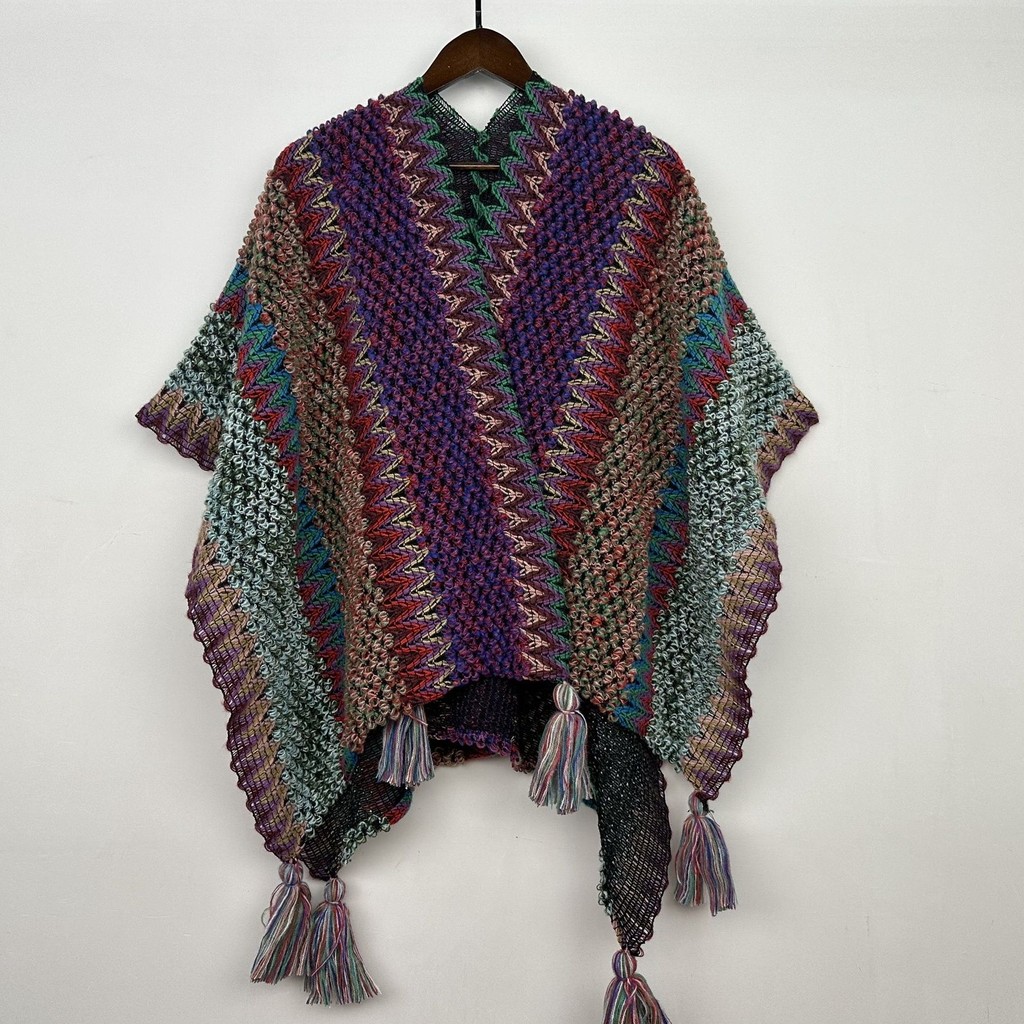 Ethnic Style Shawl Yunnan Lijiang Dali Travel Outer Retro