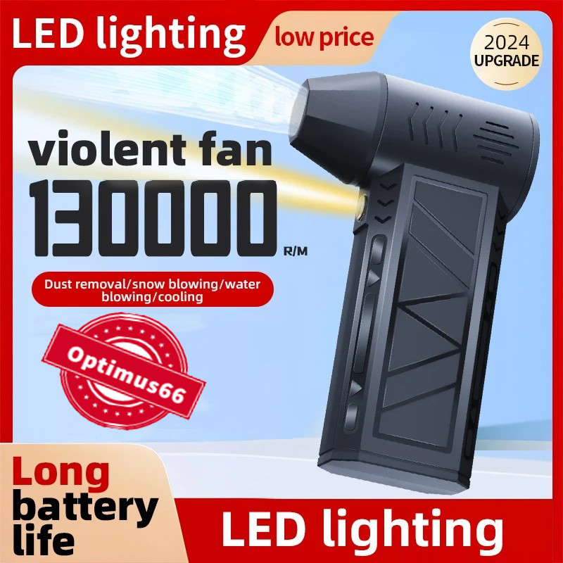🔥Ready Stock🔥 130000RPM Mini Turbo Jet Fan 52m/s Super Wind Power ...