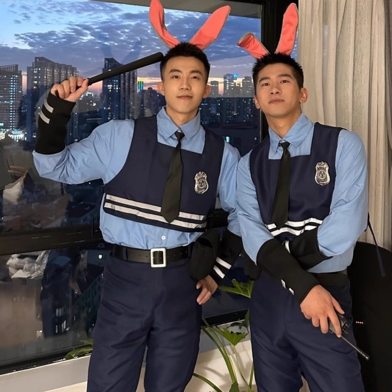 Men Crazy Zoo Full Set Rabbit Police Officer judy judy and Nick cos ...