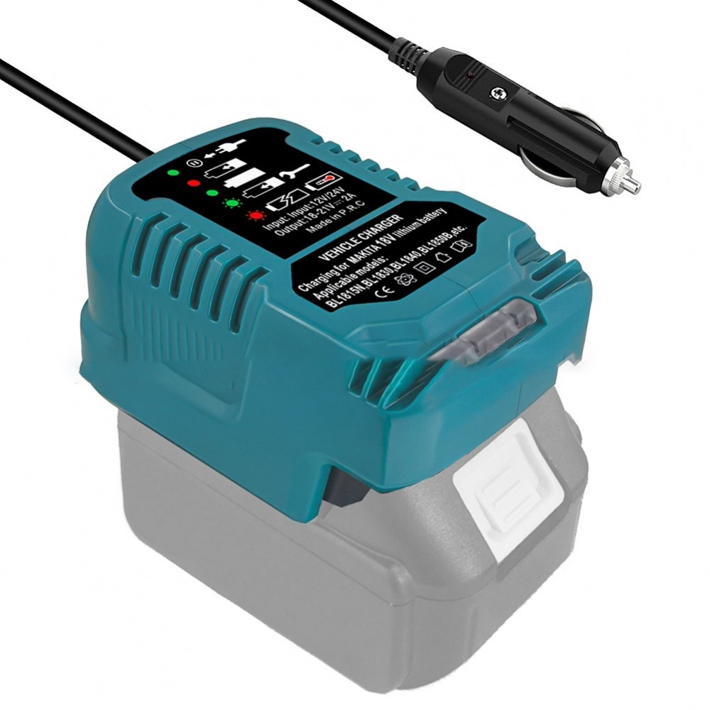 Efficient For 18V Lithium Battery For Charger with Vehicle Plug Design