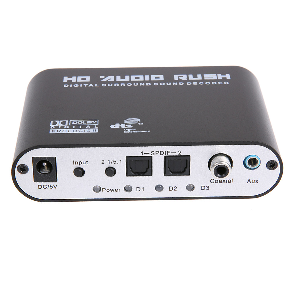 Digital Audio Decoder with USB Power Cable Optical Fiber Converter ...