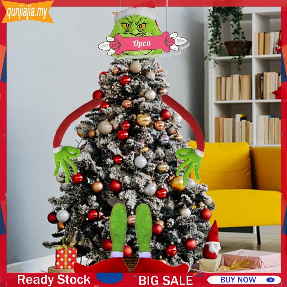 5 PCS Stole Christmas Elf Stuffed Stuck Tree Topper Christmas Tree ...