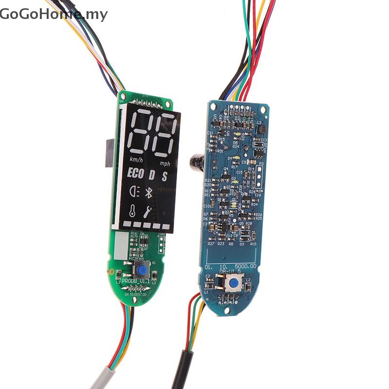 Electric Scooter Dashboard With Screen Cover For Xiaomi Mijia M365 And Pro Black Standard