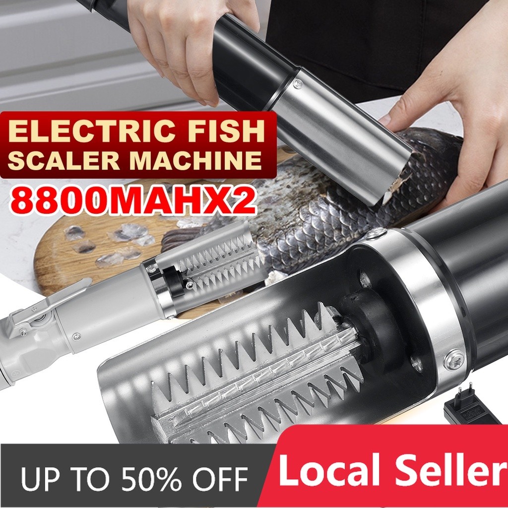 120W Stainless Steel Rechargeable Fish Electric Cleaner for Fish ...