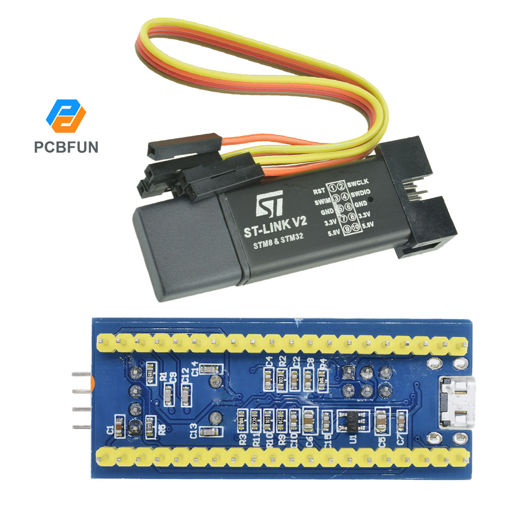 Pcbfun STM32F103C8T6 Development Board Module ST-Link V2 Programming ...