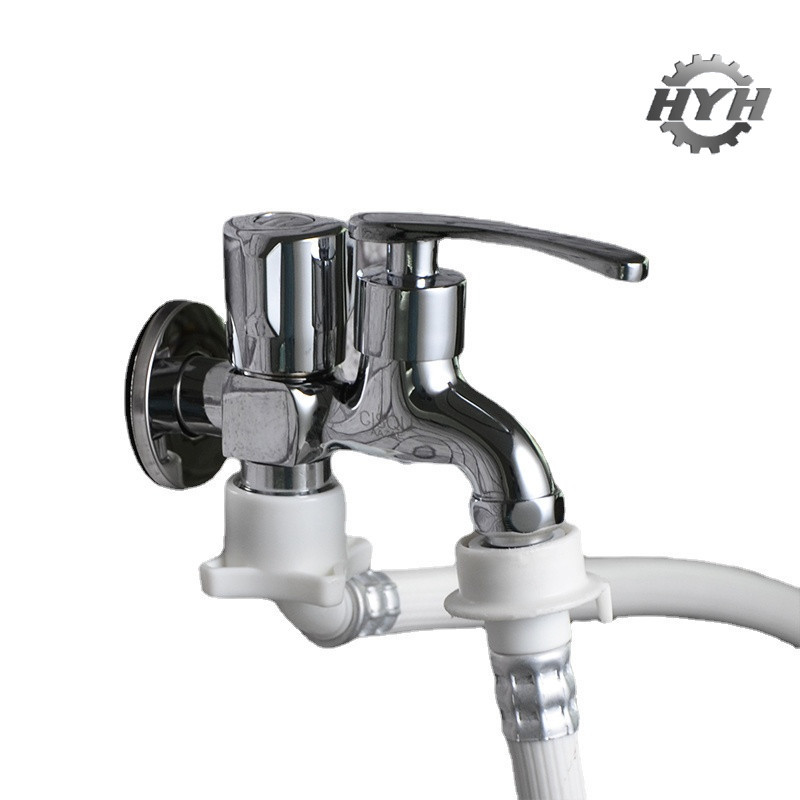 [HYH] Dual-use Washing Machine Faucet Mop Pool One In Two Out Multi ...