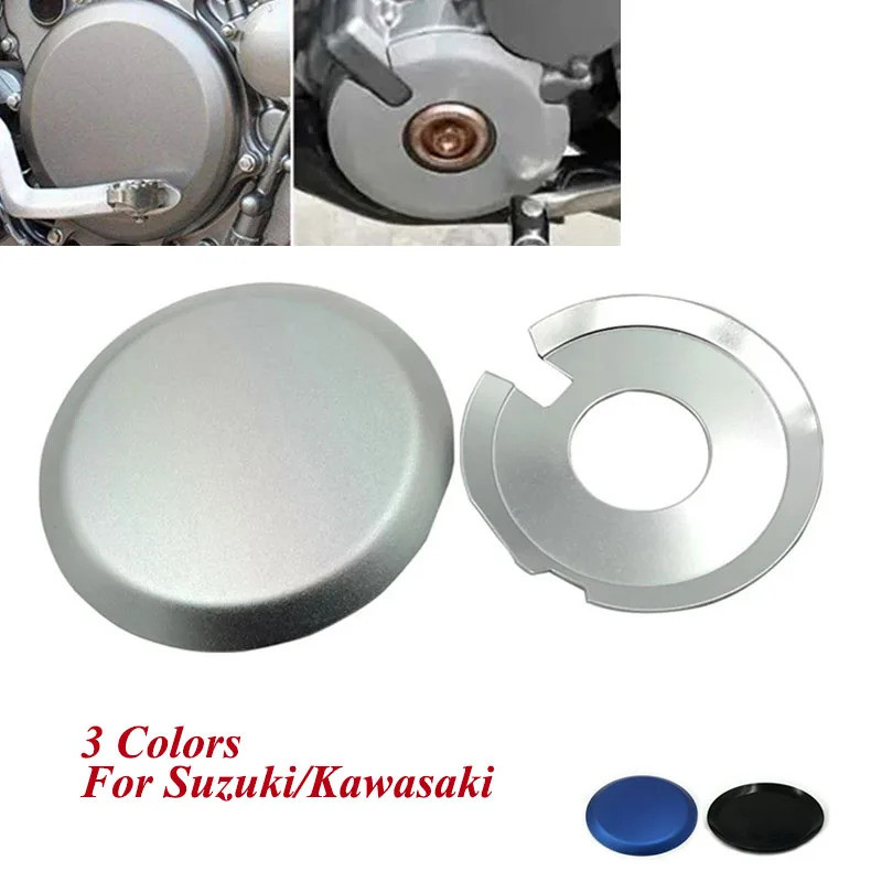 AnXin Engine Ignition Clutch Case Savers Guards Kit Protector Set Cover Aluminum Alloy For DRZ400 DRZ400S DRZ400E DRZ400SM KLX400 Silver In | Whizz Engine Guards - Foto 9