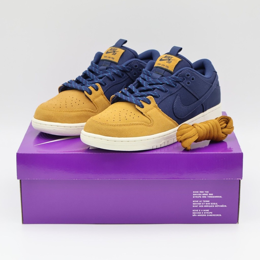 DX6775-400 Nike SB Dunk Low 90s Backpack Desert Ochre Midnight Navy ...