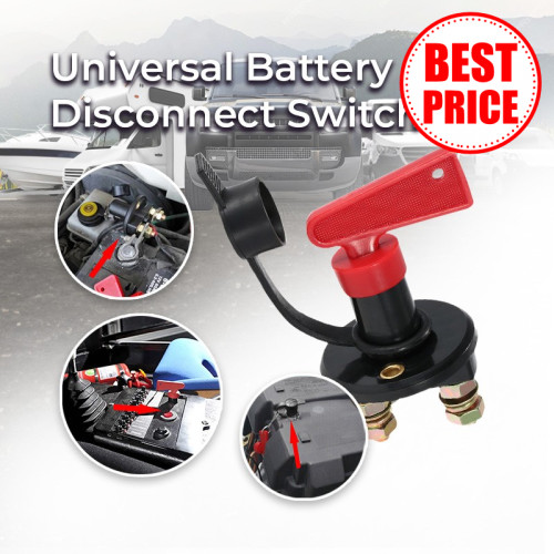 Universal Car Truck Vehicle Battery Disconnect Cut Off Rotary Switch ...