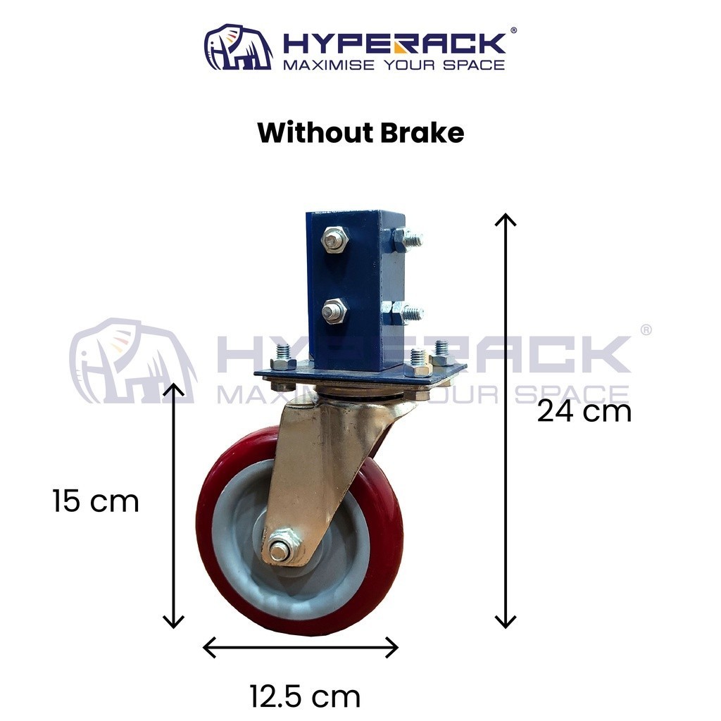 TIGERACK [High Quality] Boltless Rack Trolley Wheels Castor Wheel ...