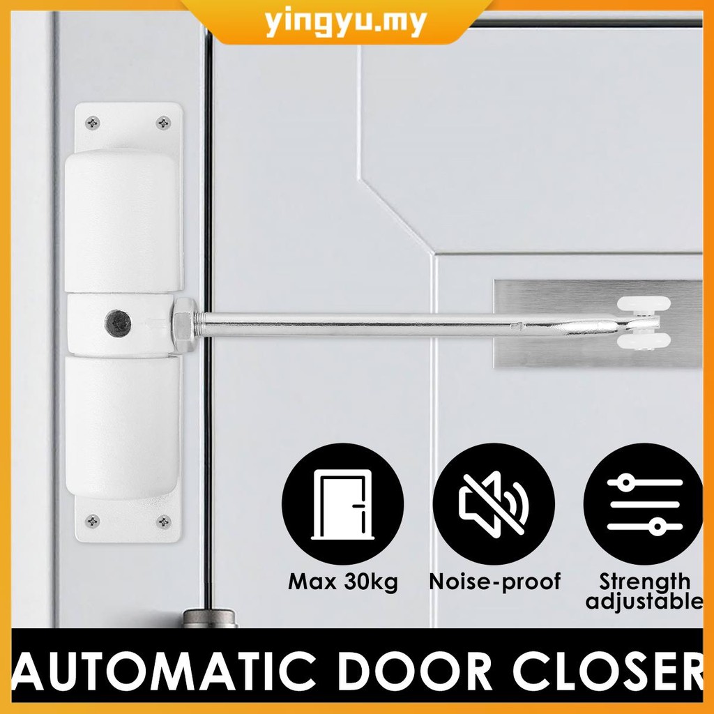 Automatic Door Closer Metal Safety Spring Door Closer Spring Adjustable ...
