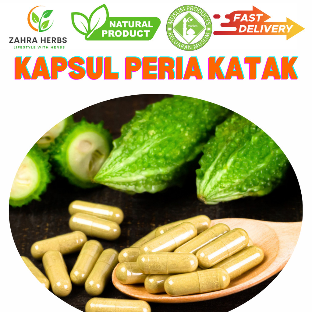 Peria Katak Kapsul Produk Orang Kampung 100% Asli Tanpa Campuran HALAL ...