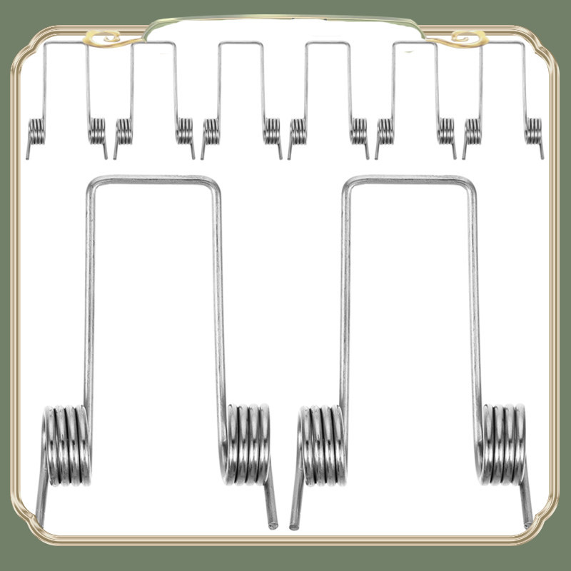 8 Pcs Trash Can Spring Garbage Bucket Torsional Cover Replace Stainless ...