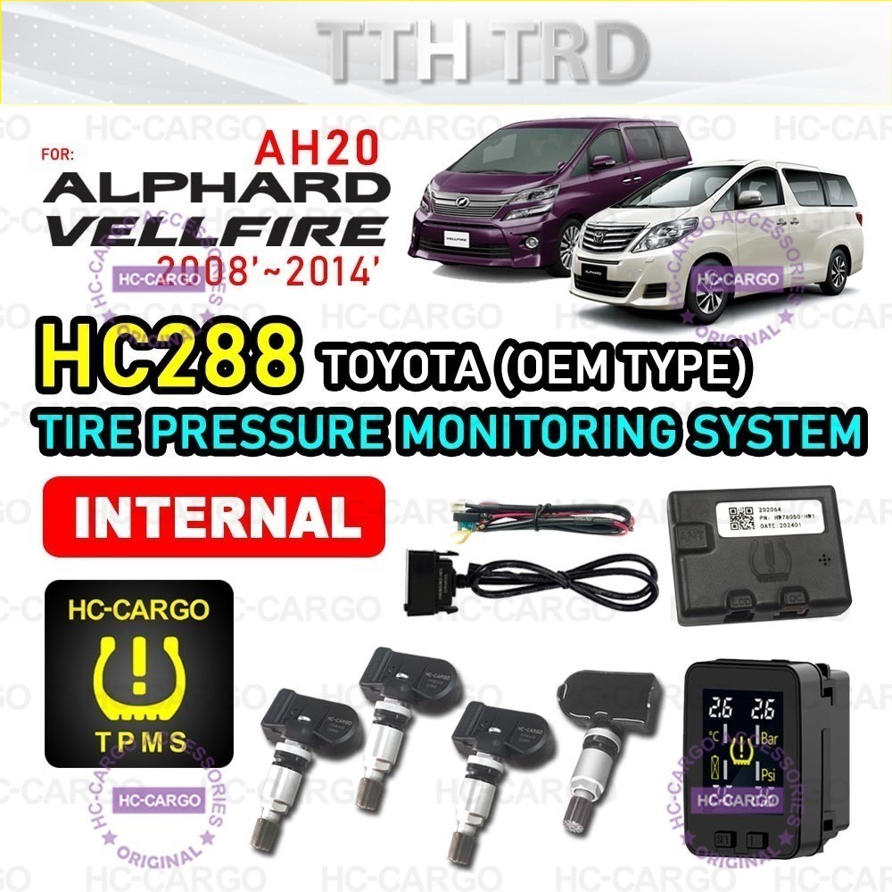 Toyota vellfire Alphard 20 TPMS Internal Tire Sensor Pressure ...
