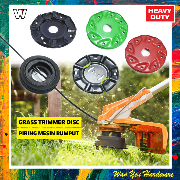 TRIMMER DISC FOR OIL MACHINE & BATTERY MACHINE / PIRING MESIN RUMPUT ...
