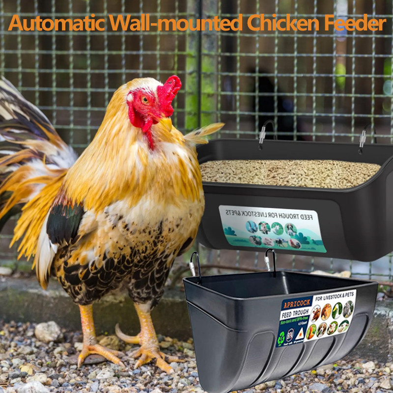 Photo inspiration: Visual Reference: Automatic Wall Mounted Chicken Feeder Farm Animal Feeders Durable Duck