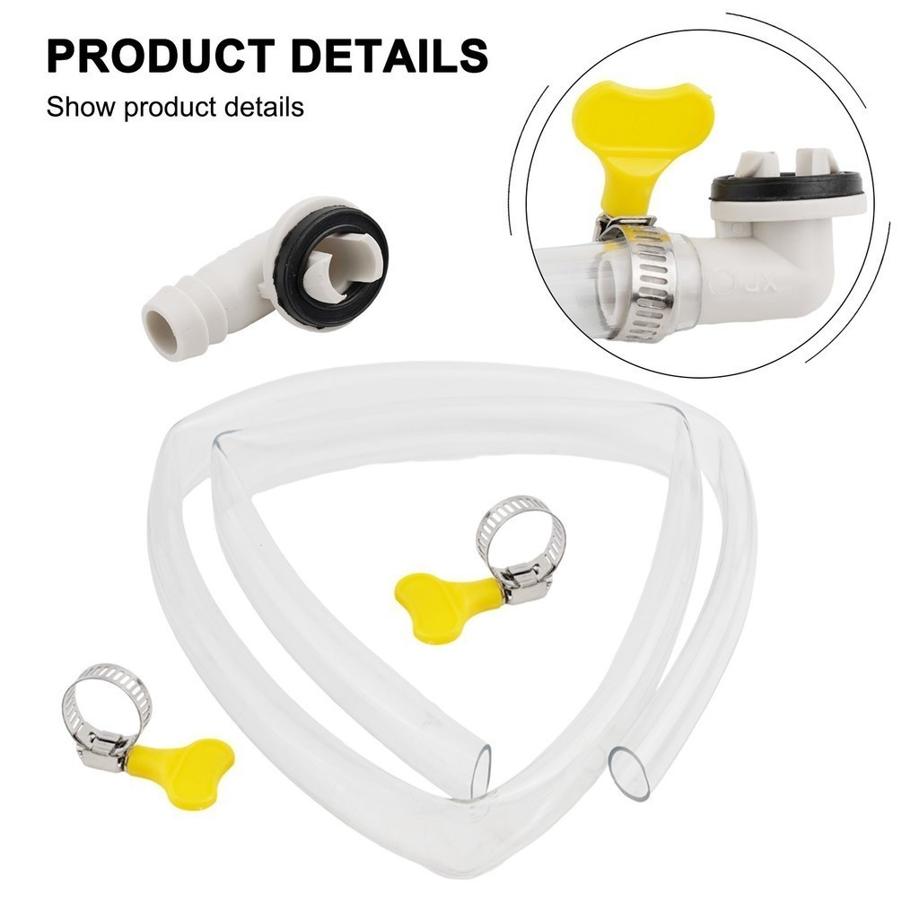 LOMC 3/6ft Air Conditioner Drain Hose Split Casement Air Conditioner