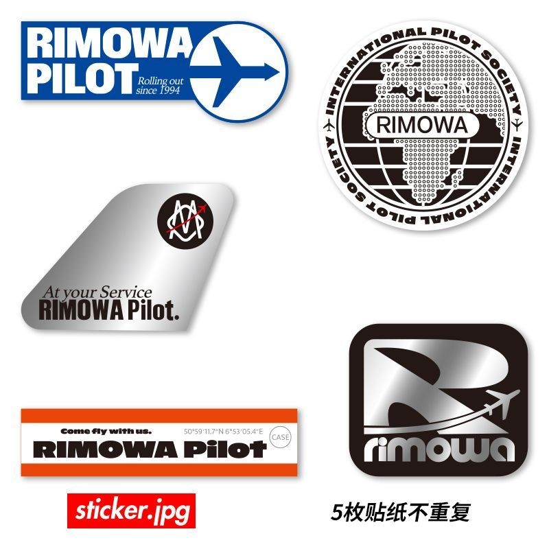 [Hi-Q] Rimowa Suitcase Sticker Skateboard Case Guitar Street Wear ...