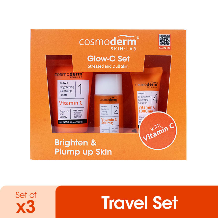 COSMODERM Glow-C Mini Set | Shopee Malaysia