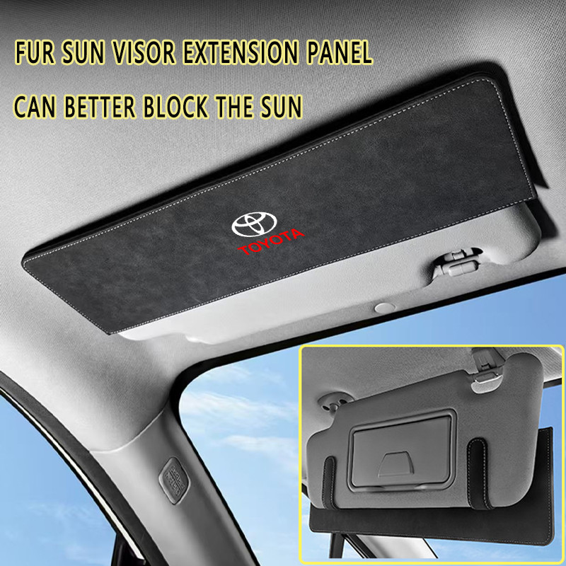 Toyota Car suede sun visor extension paneln board to block the sun ...