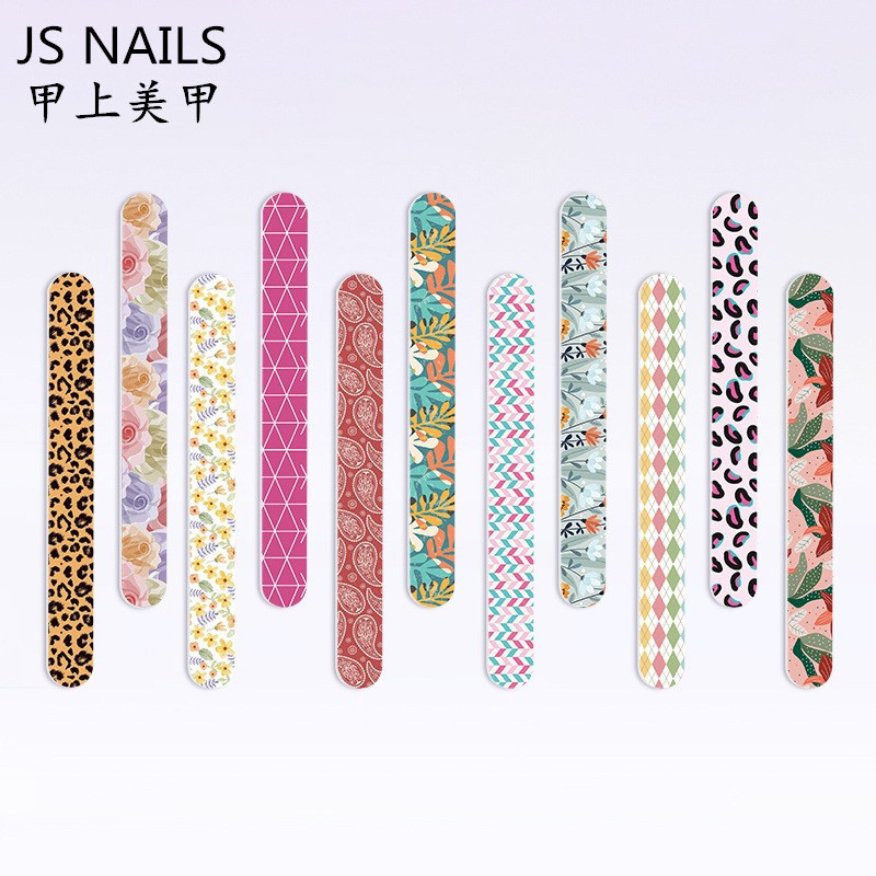 Nail Tools: Printed Nail Rubbing, Polishing, Brushing, Trimming, Double ...