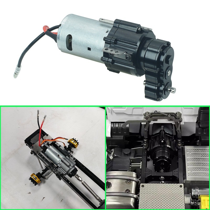 Supporto Servo Cambio E Sterzo In Metallo Per Camion Tamiya 1/14 &ndash; RC &ndash; Marca Generica