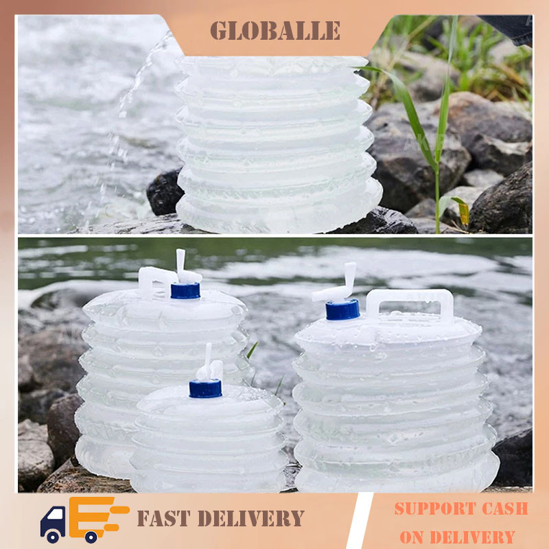 Baldi lipat 5L / 10L / 15L Baldi lipat mudah alih mudah alih untuk ...