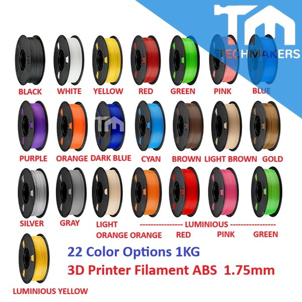 ABS 3D Printer Filament Grade A High Quality 1.75mm 1KG ABS Filament Material 3D for 3D Pen Materials Printer